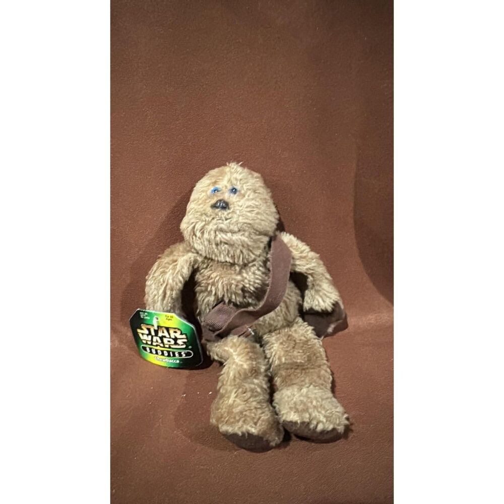 1997 Kenner Star Wars Bubbies 9' Chewbacca Wookie Stuffed Animal